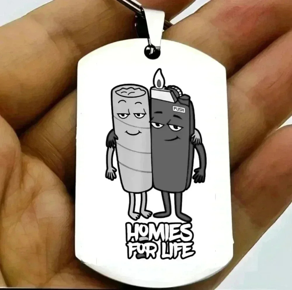 Homie for life bff best friends hot Keychain
